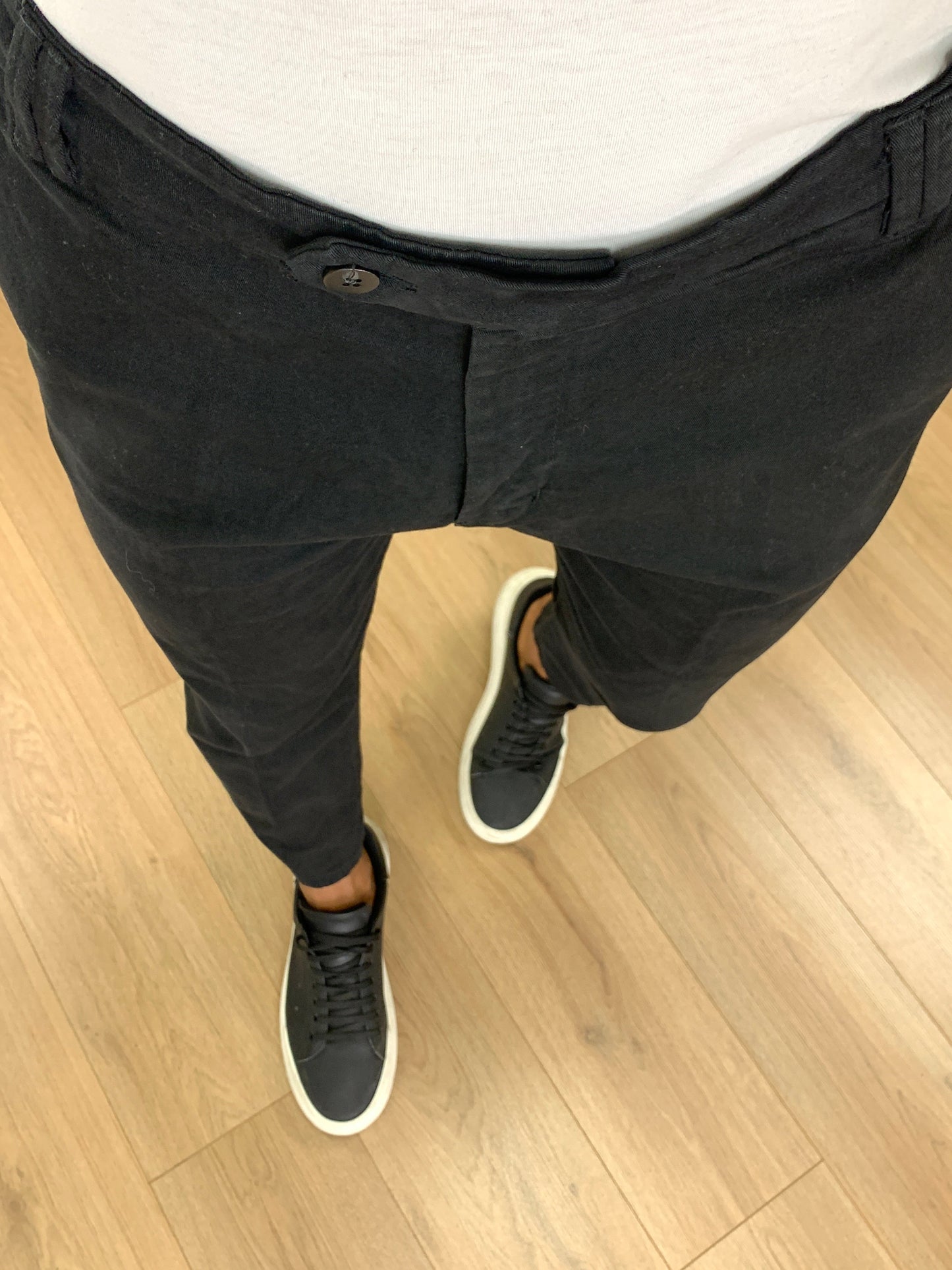 Pantalone/Jeans Innocent con Tasca America e Risvolto col. Nero