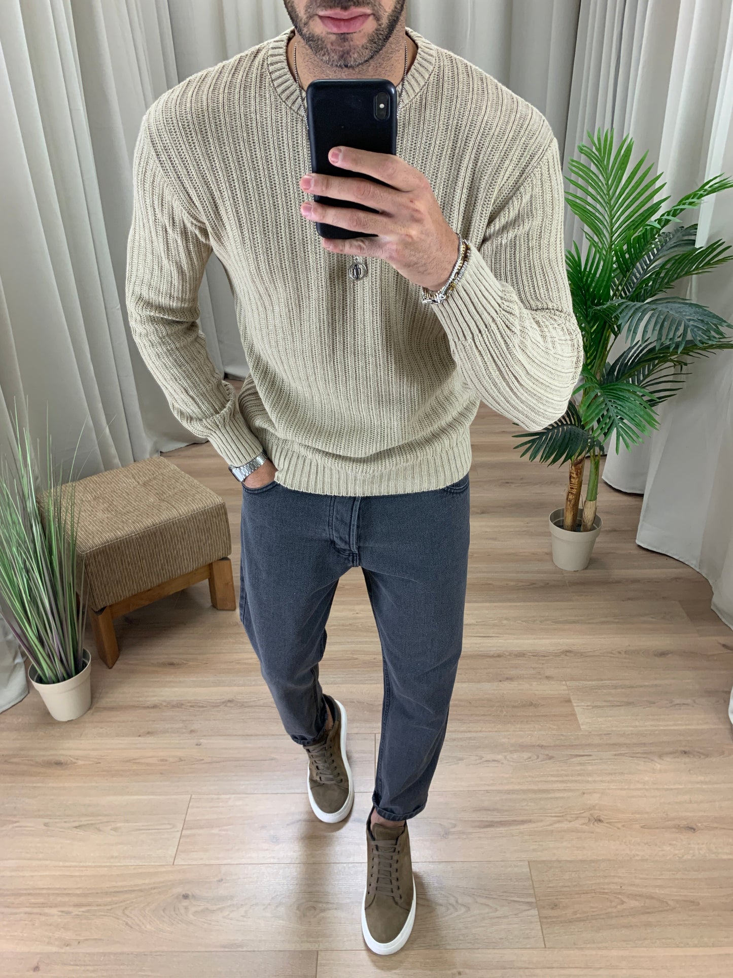 Jeans Baltos Basic Regular Fit col. Antracite