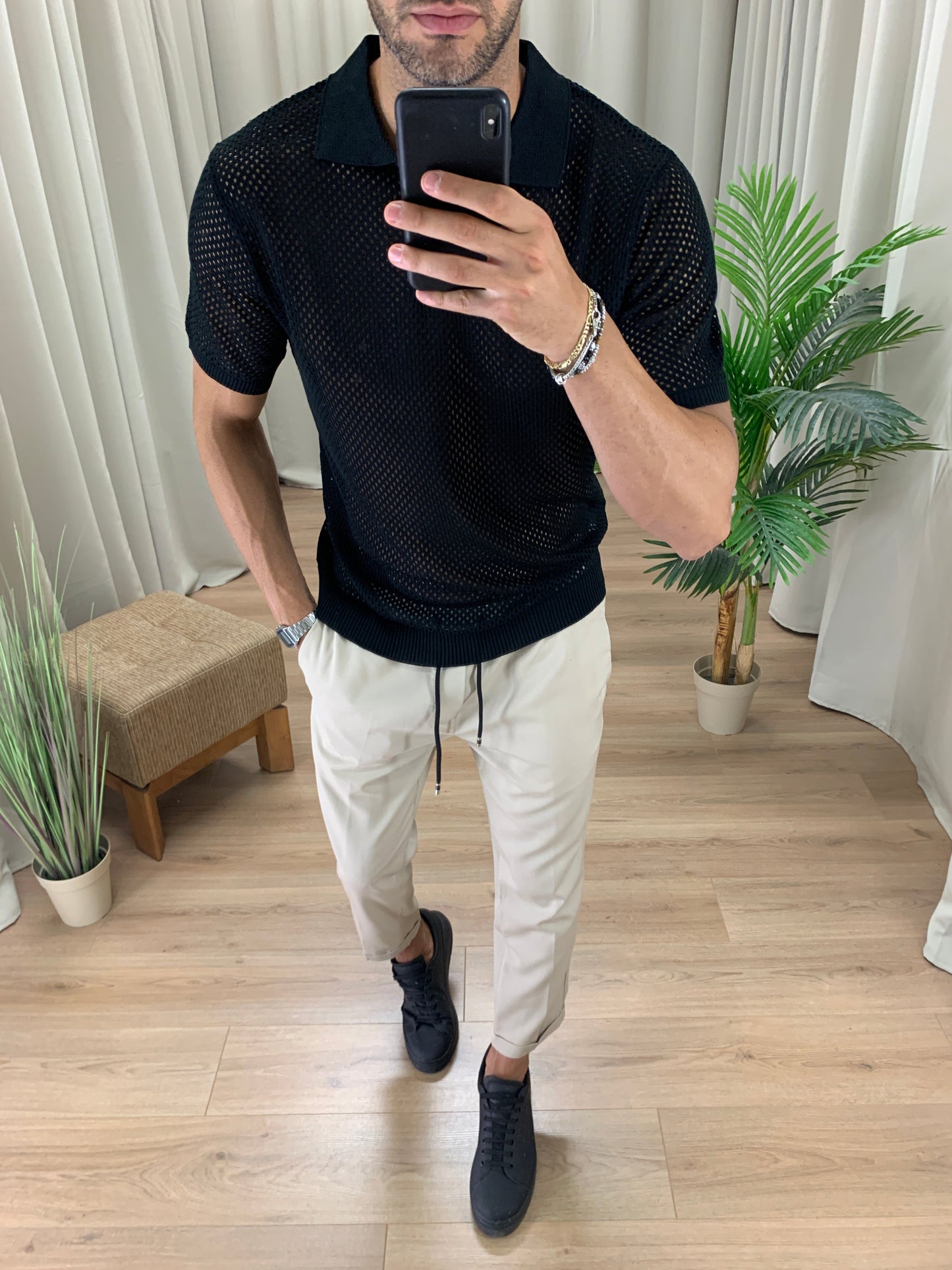 Pantalaccio Ummer con elastico col. Beige