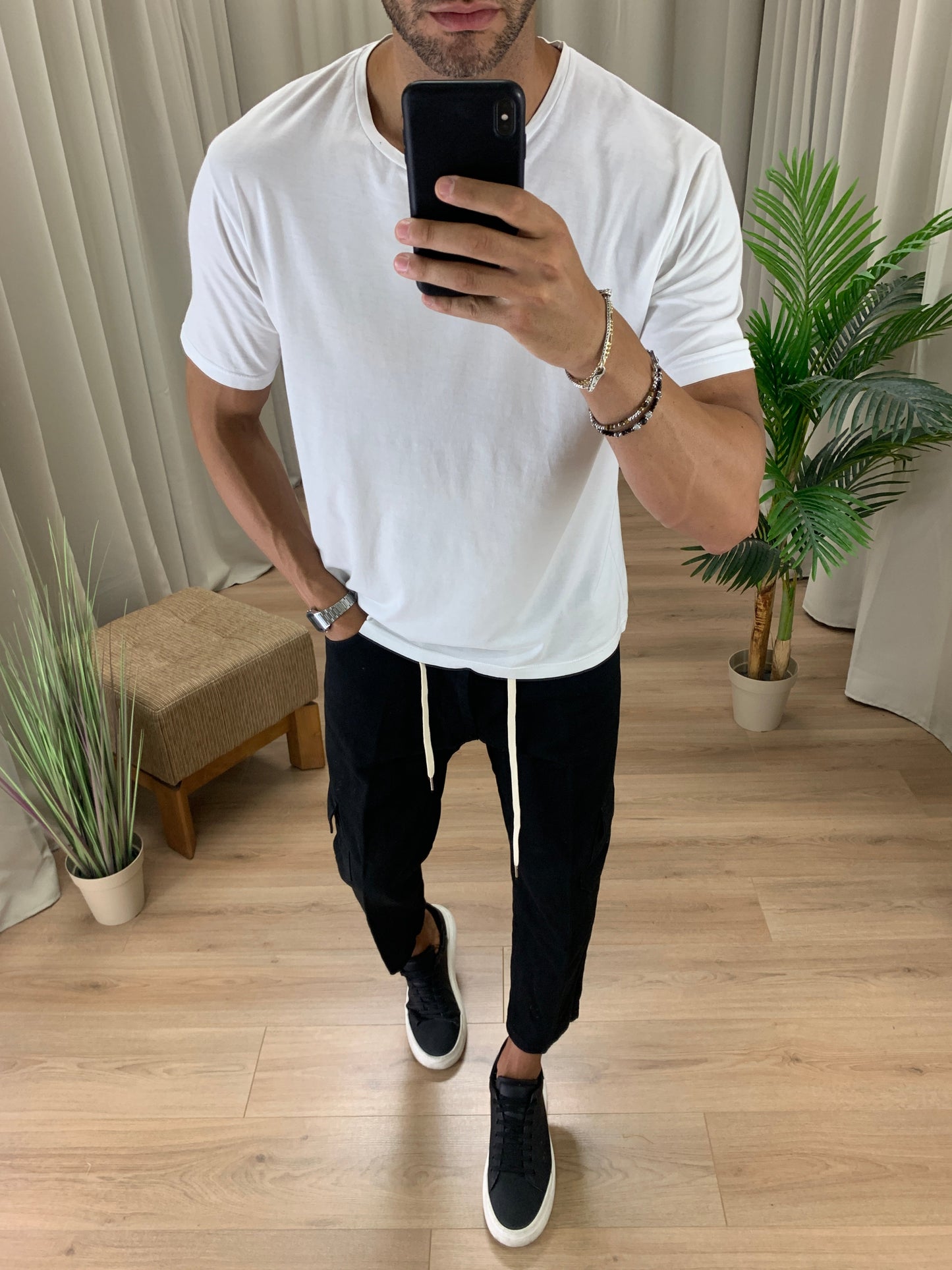 Jeans Poker cargo col. Nero