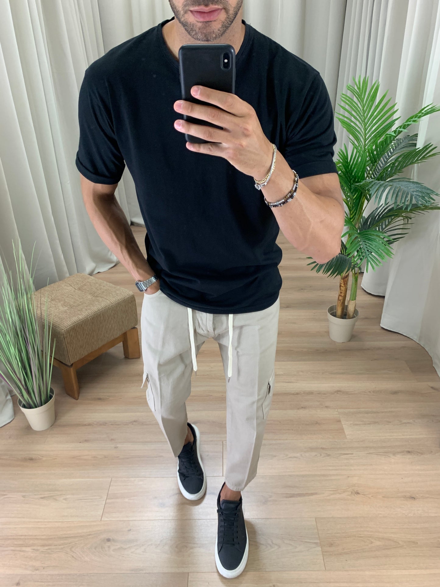 Jeans Poker Cargo col. Beige