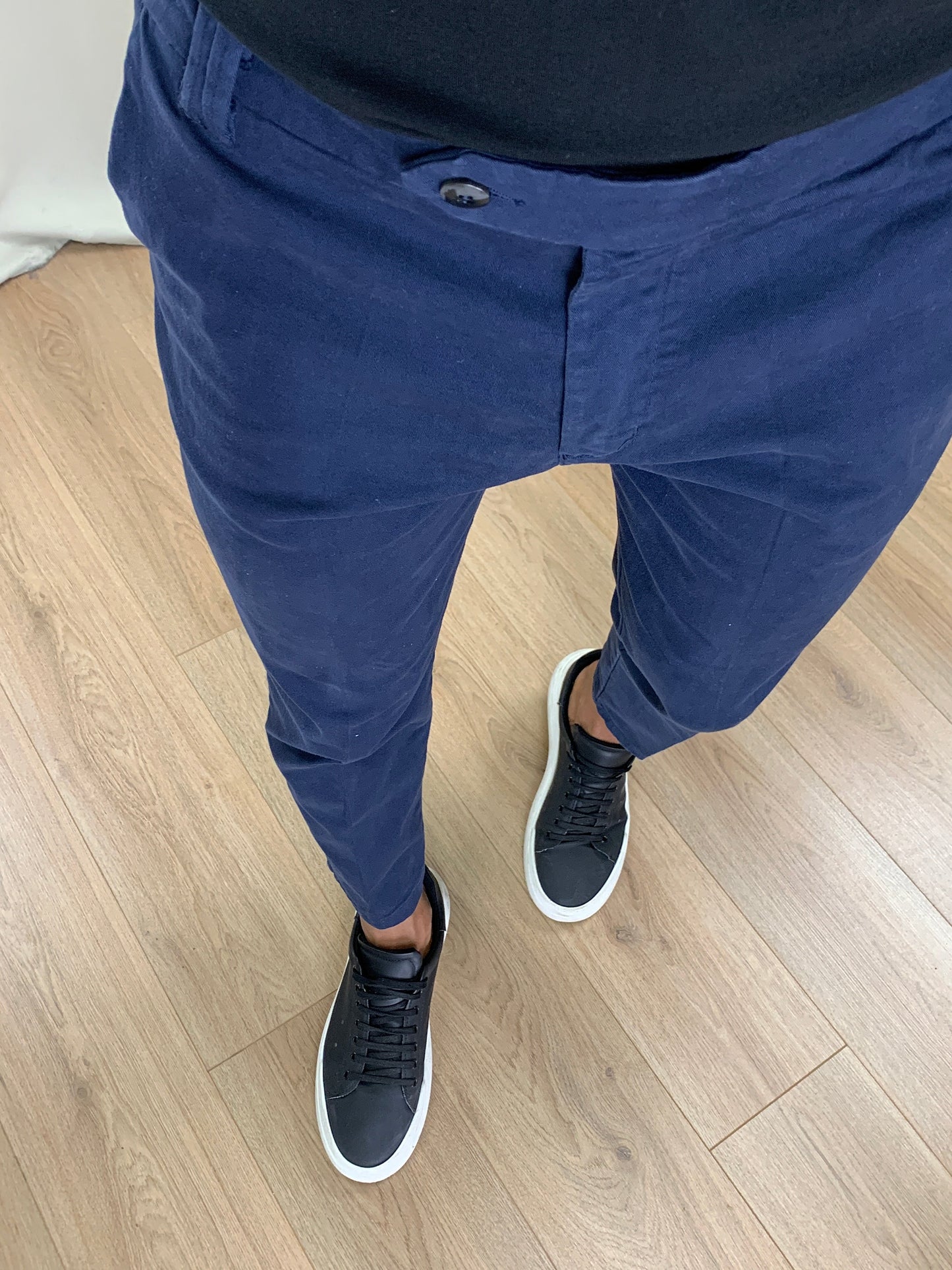 Pantalone/Jeans Innocent con Tasca America e Risvolto col. Blu