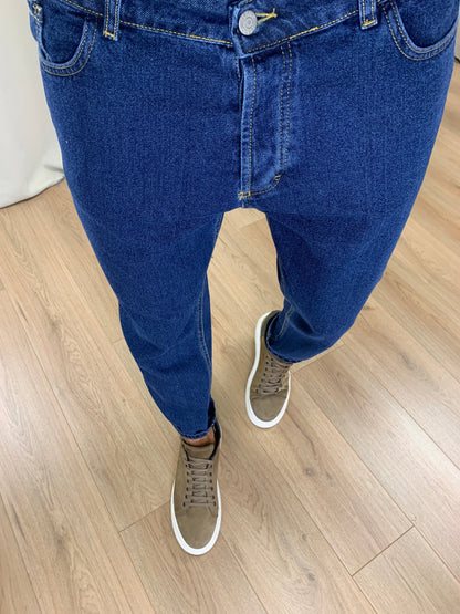 Jeans Leid Basic Regular col. Denim scuro