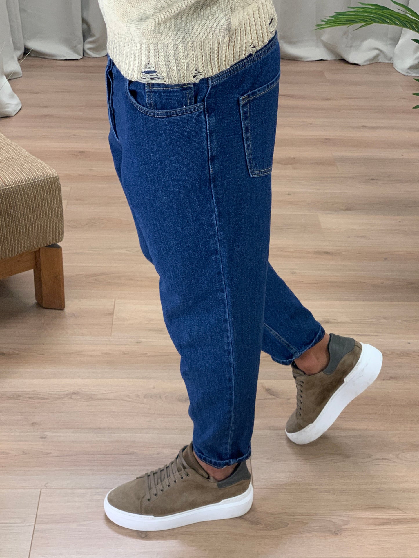 Jeans Leid Basic Regular col. Denim scuro