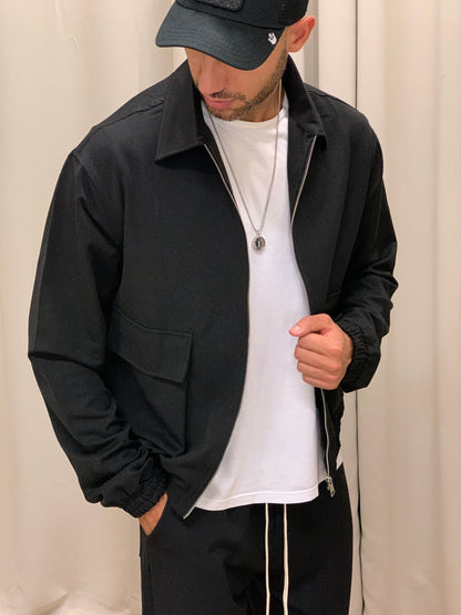 Completo Over 143 Camicia con Zip + Pantalone col. Nero