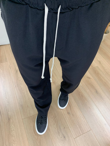 Completo Over 143 Camicia con Zip + Pantalone col. Nero