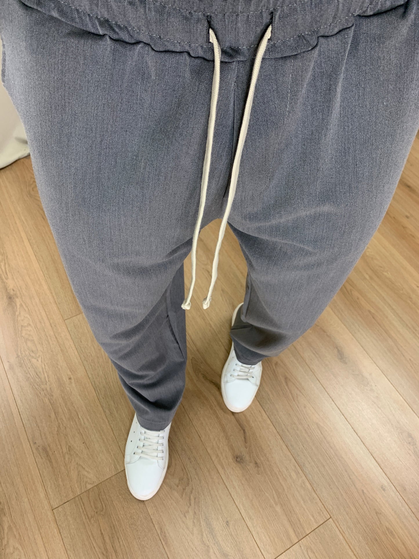 Completo Over 143 Camicia con Zip + Pantalone col. Grigio