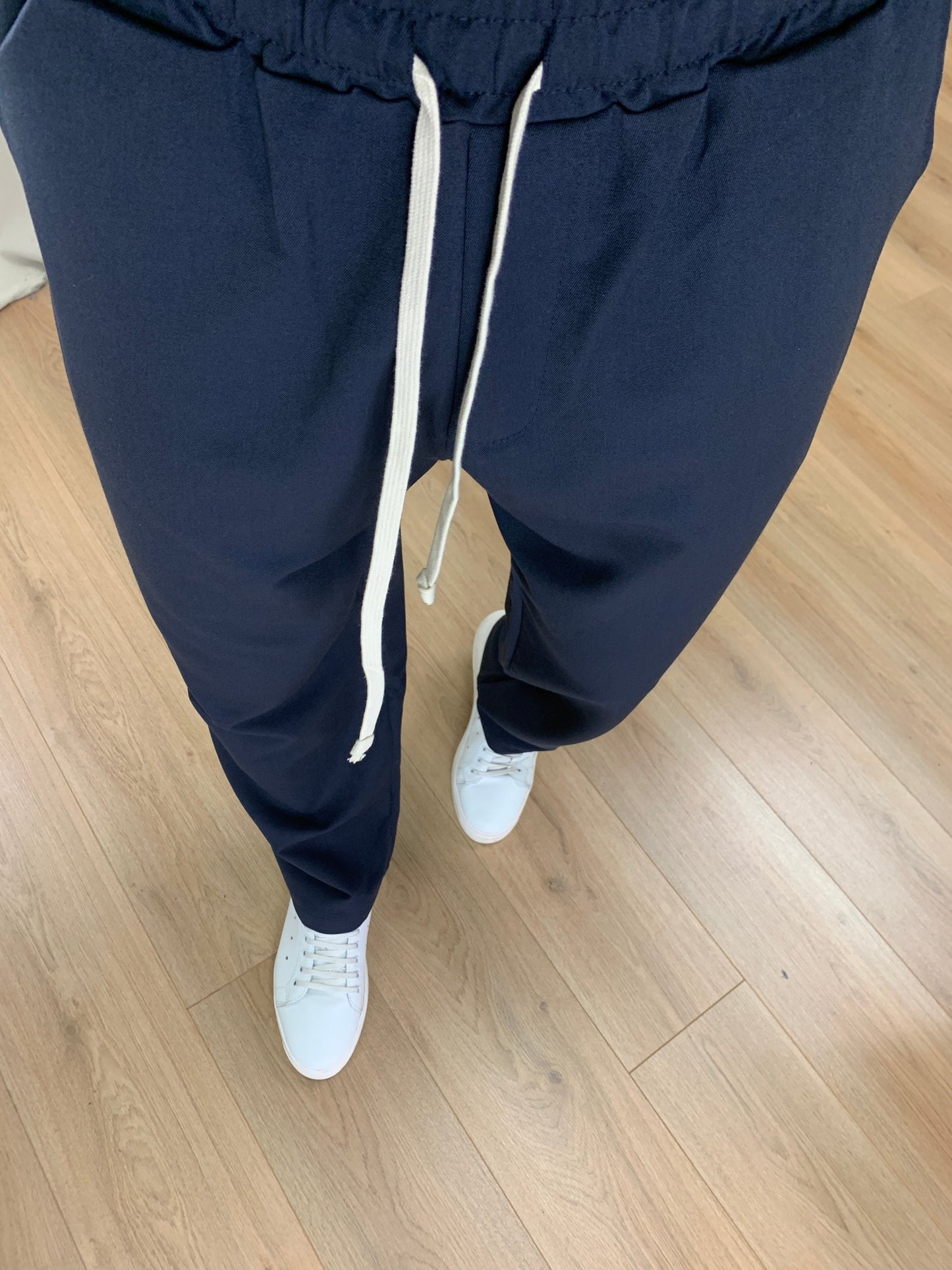 Completo Over 143 Camicia con Zip + Pantalone col. Blu