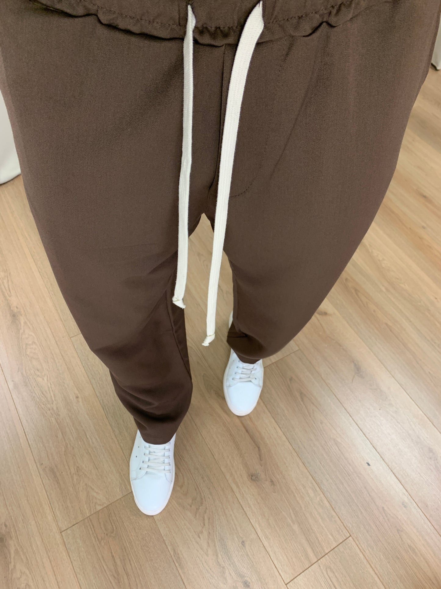 Completo Over 143 Camicia con Zip + Pantalone col. Moro