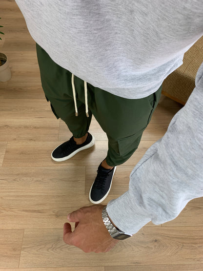 Felpa Axel girocollo interno garzato col. Grigio