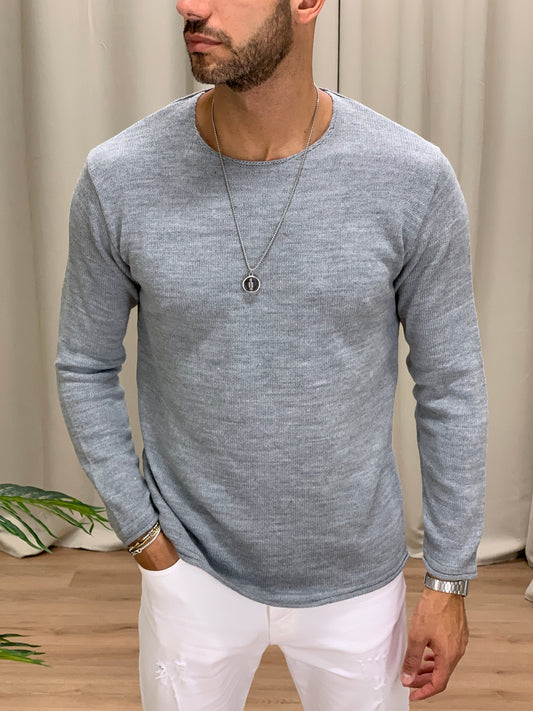 Maglioncino Billy a Taglio Vivo col. Grigio