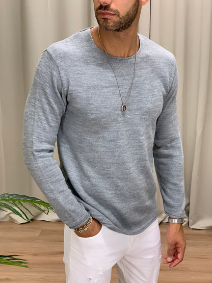 Maglioncino Billy a Taglio Vivo col. Grigio