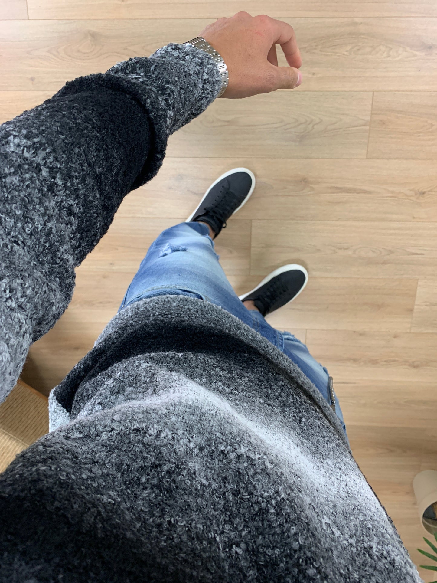 Maglia Murphy sfumata girocollo col. Nero