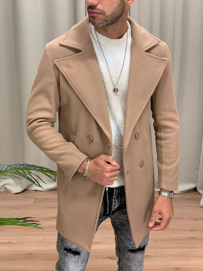 Cappotto Zurigo Doppiopetto col. Cammello