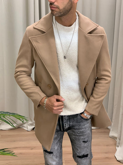 Cappotto Zurigo Doppiopetto col. Cammello