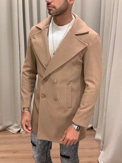 Cappotto Zurigo Doppiopetto col. Cammello