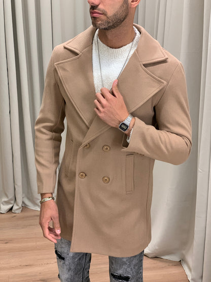 Cappotto Zurigo Doppiopetto col. Cammello