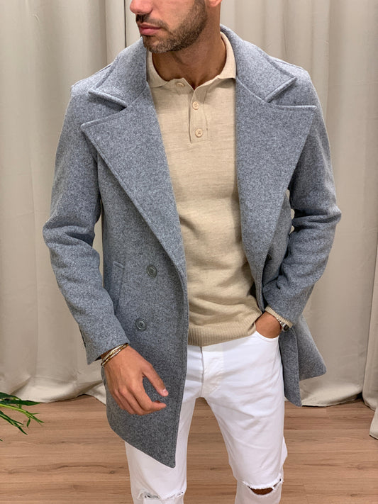 Cappotto Zurigo Doppiopetto col. Grigio