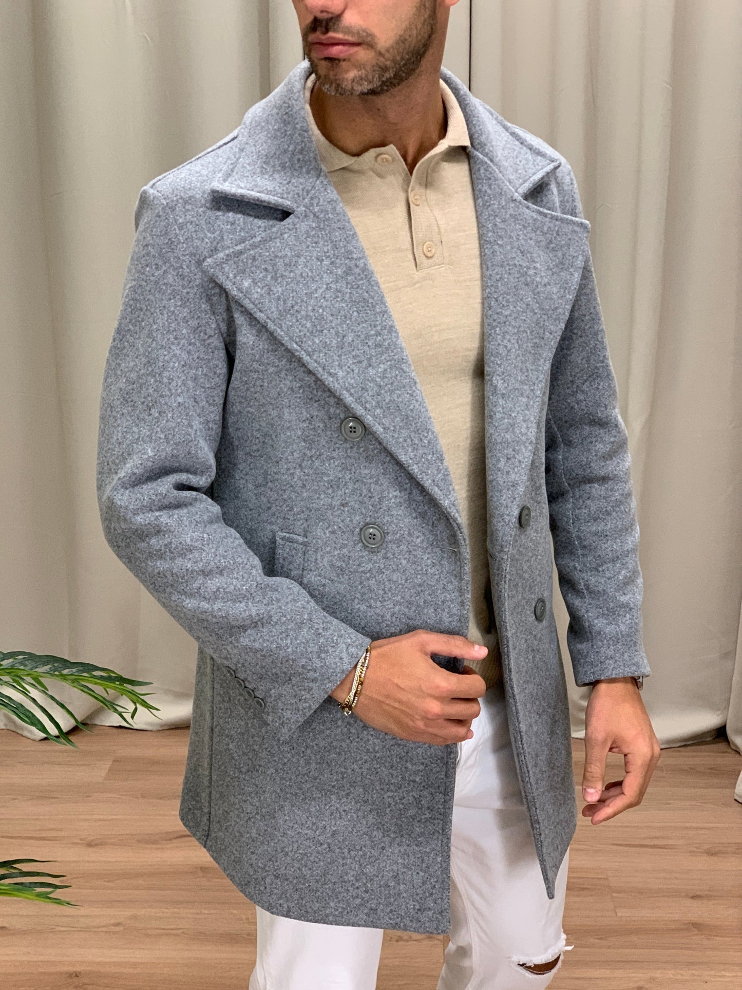 Cappotto Zurigo Doppiopetto col. Grigio