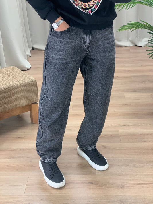 Jeans Dauda Baggy Fit col. Antracite