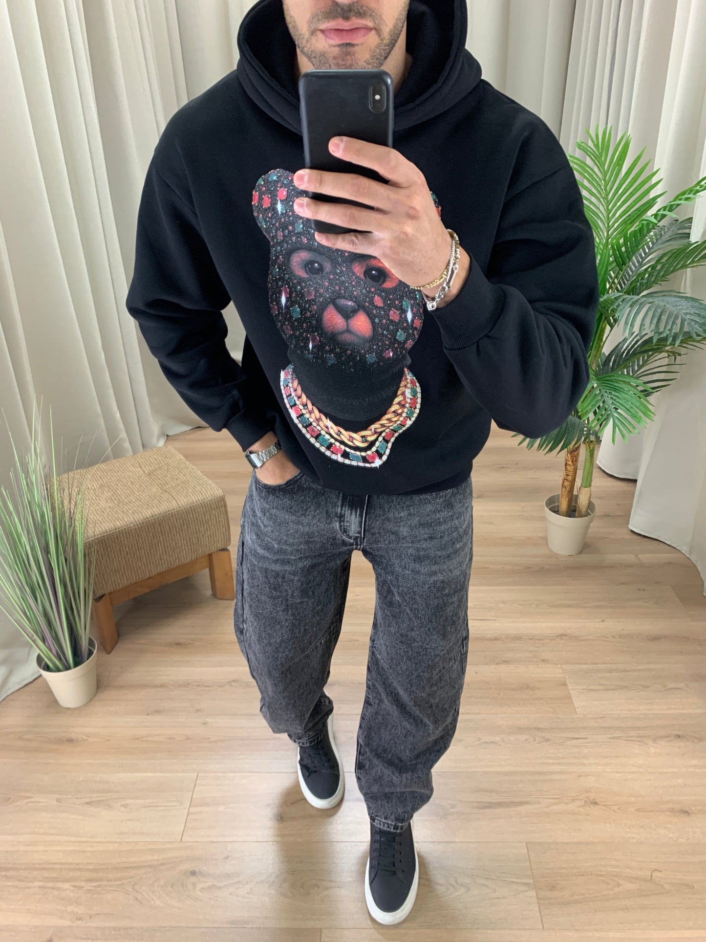 Jeans Dauda Baggy Fit col. Antracite