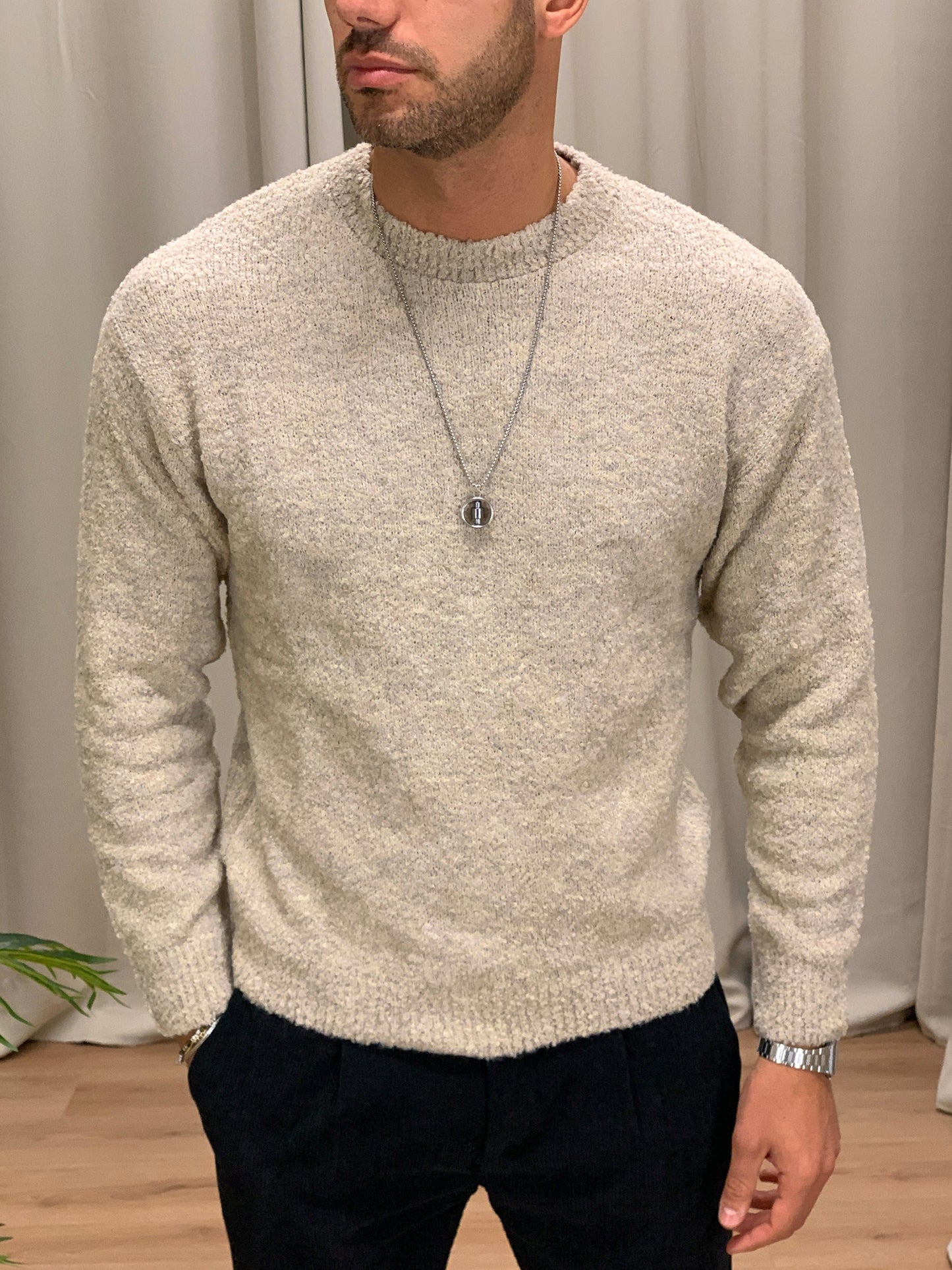 Maglioncino Ciro Lana Cotta col. Beige