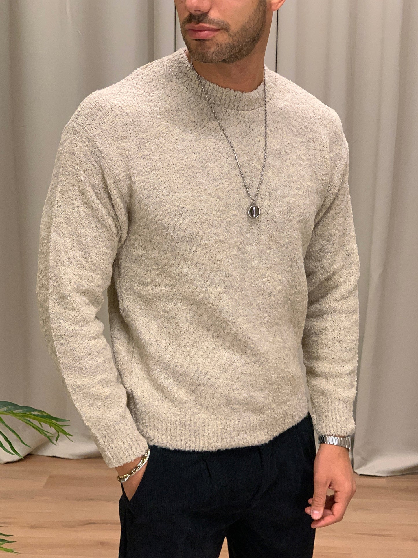 Maglioncino Ciro Lana Cotta col. Beige