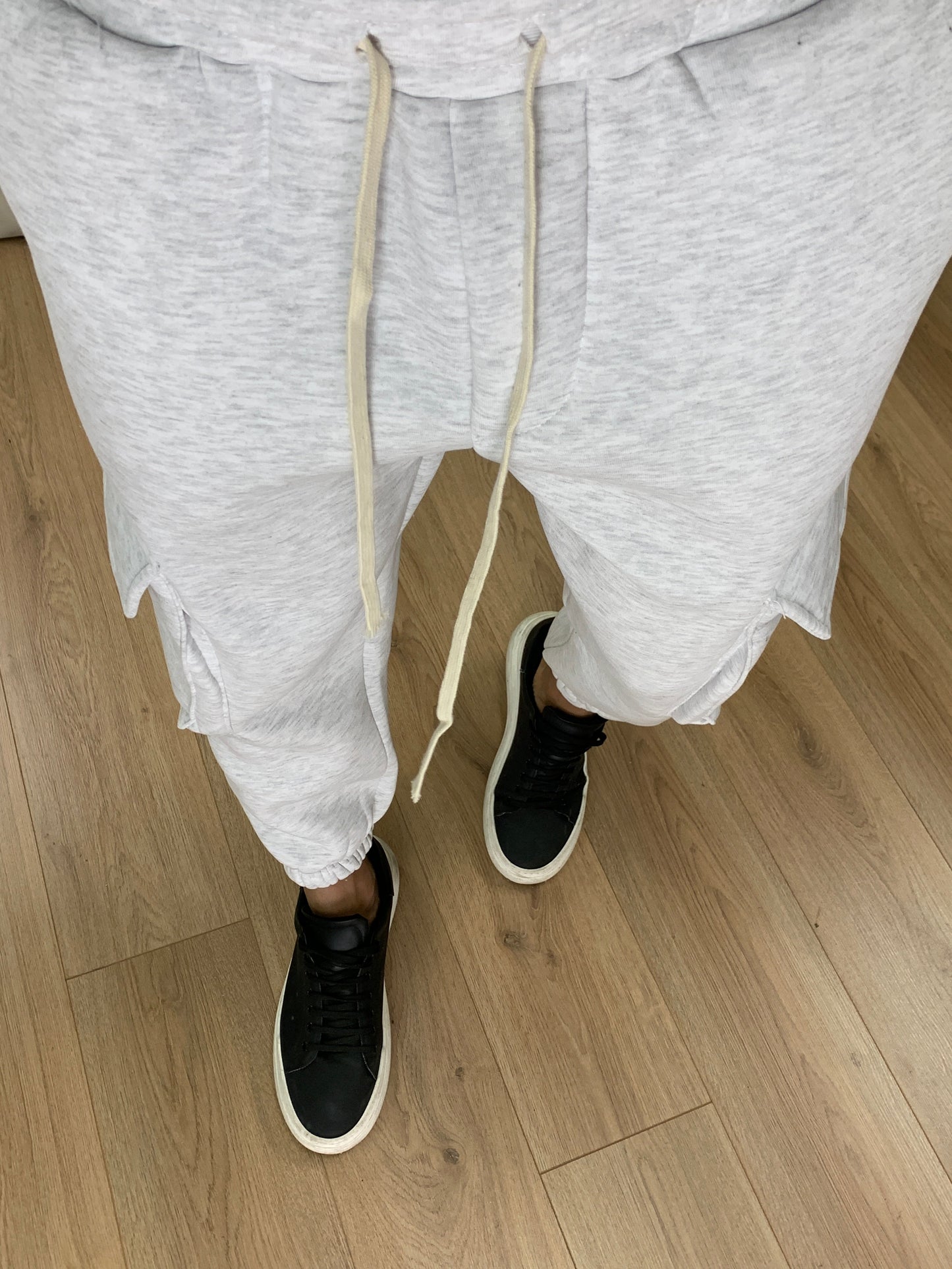 Pantalone Cargo Luiz in Caldo Cotone col. Grigio