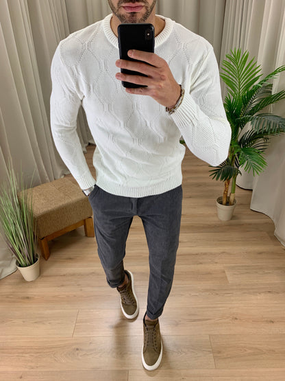 Pantalone Frost in velluto a costine col. Antracite