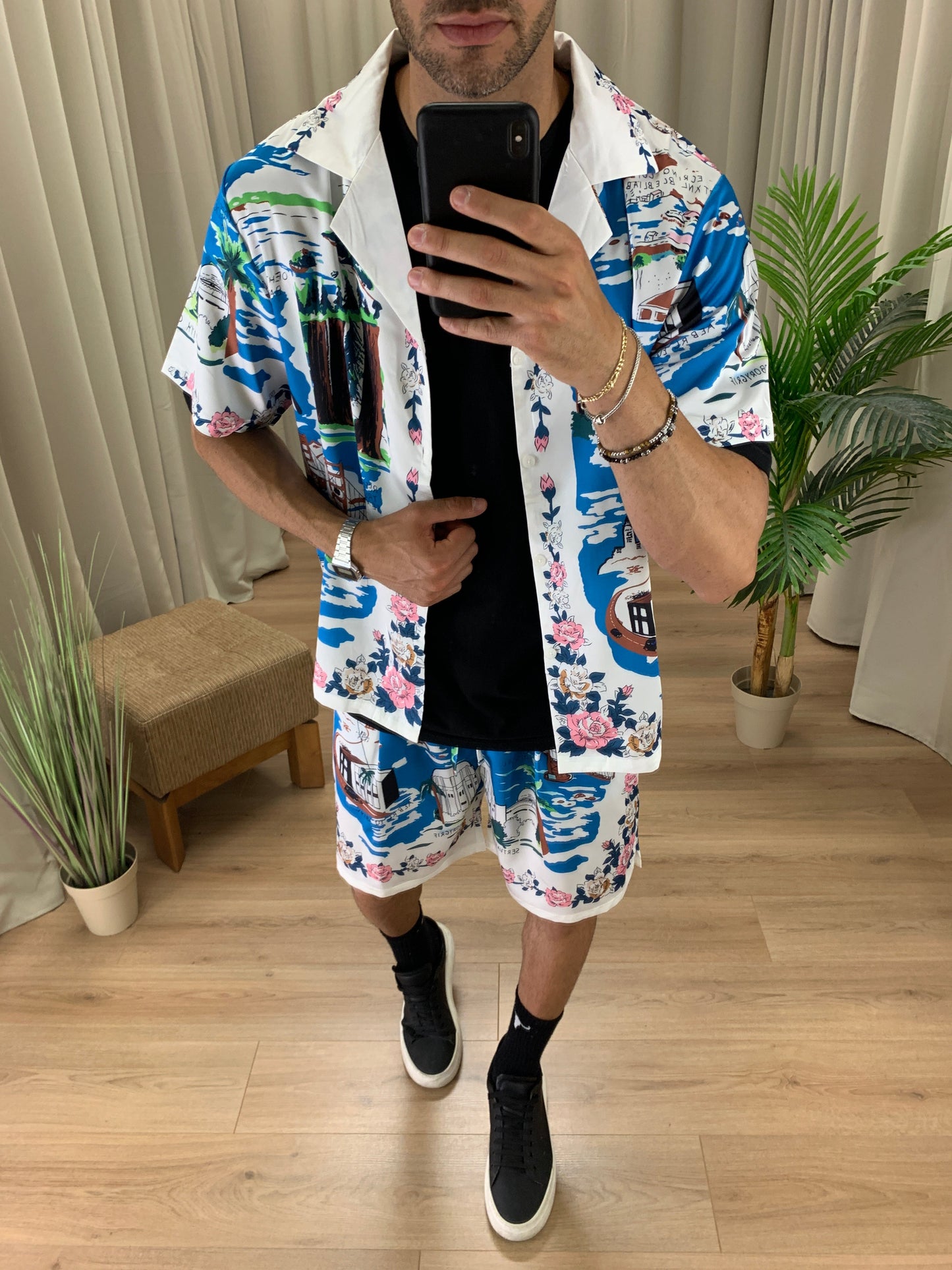 Completo Paradise con Fantasia Bermuda + Camicia col. Bianco