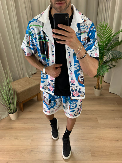 Completo Paradise con Fantasia Bermuda + Camicia col. Bianco