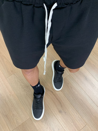 Completo 321 Bermuda + Polo col. Nero