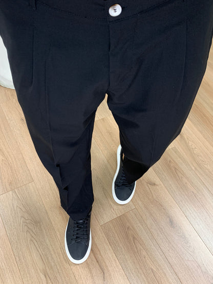 Completo 322 Pantalone + Camicia col. Nero