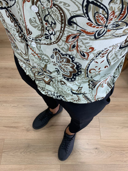 Camicia Wook Fantasia in Viscosa col. Beige