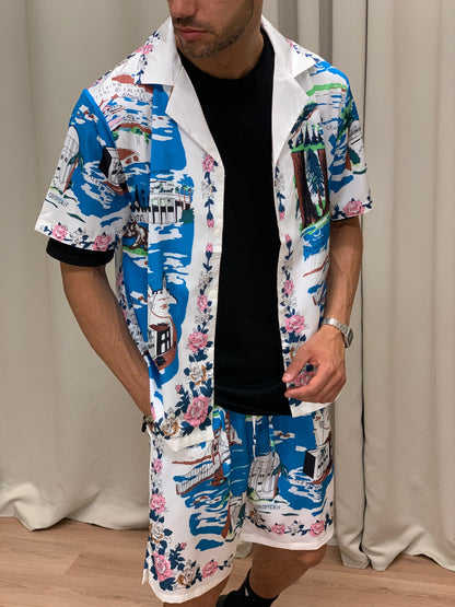 Completo Paradise con Fantasia Bermuda + Camicia col. Bianco