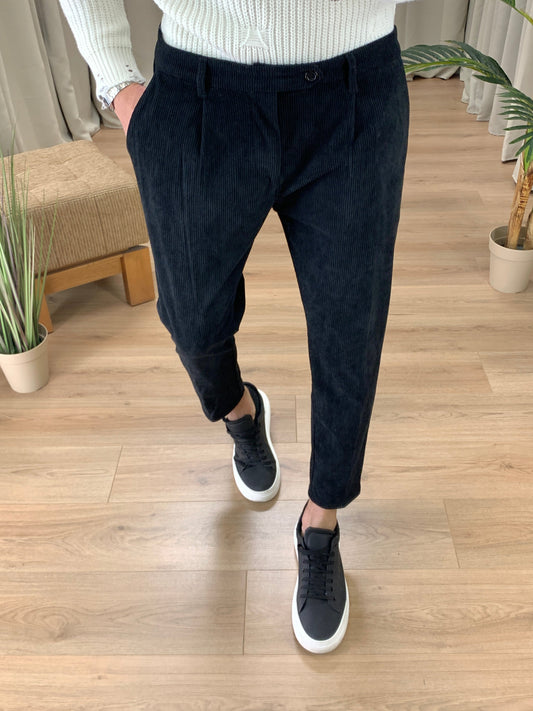 Pantalone Nevada in velluto a costine col. Nero