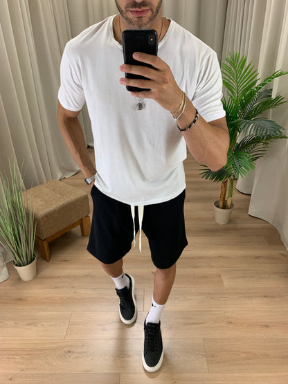 Bermuda Michael in Lino col. Nero