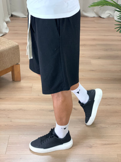 Bermuda Michael in Lino col. Nero