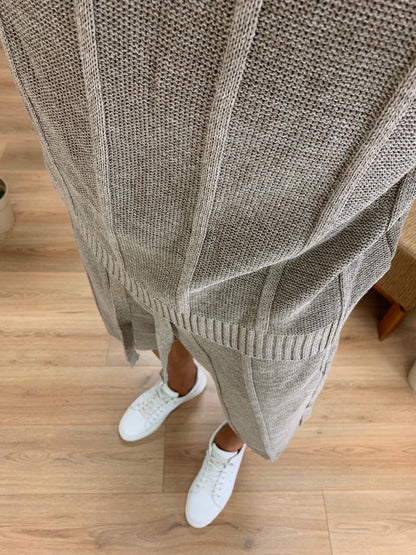 Completo 2511  Polo in Maglia + Bermuda col. Beige