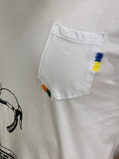 T-shirt Master Bike Over Fit col. Bianco