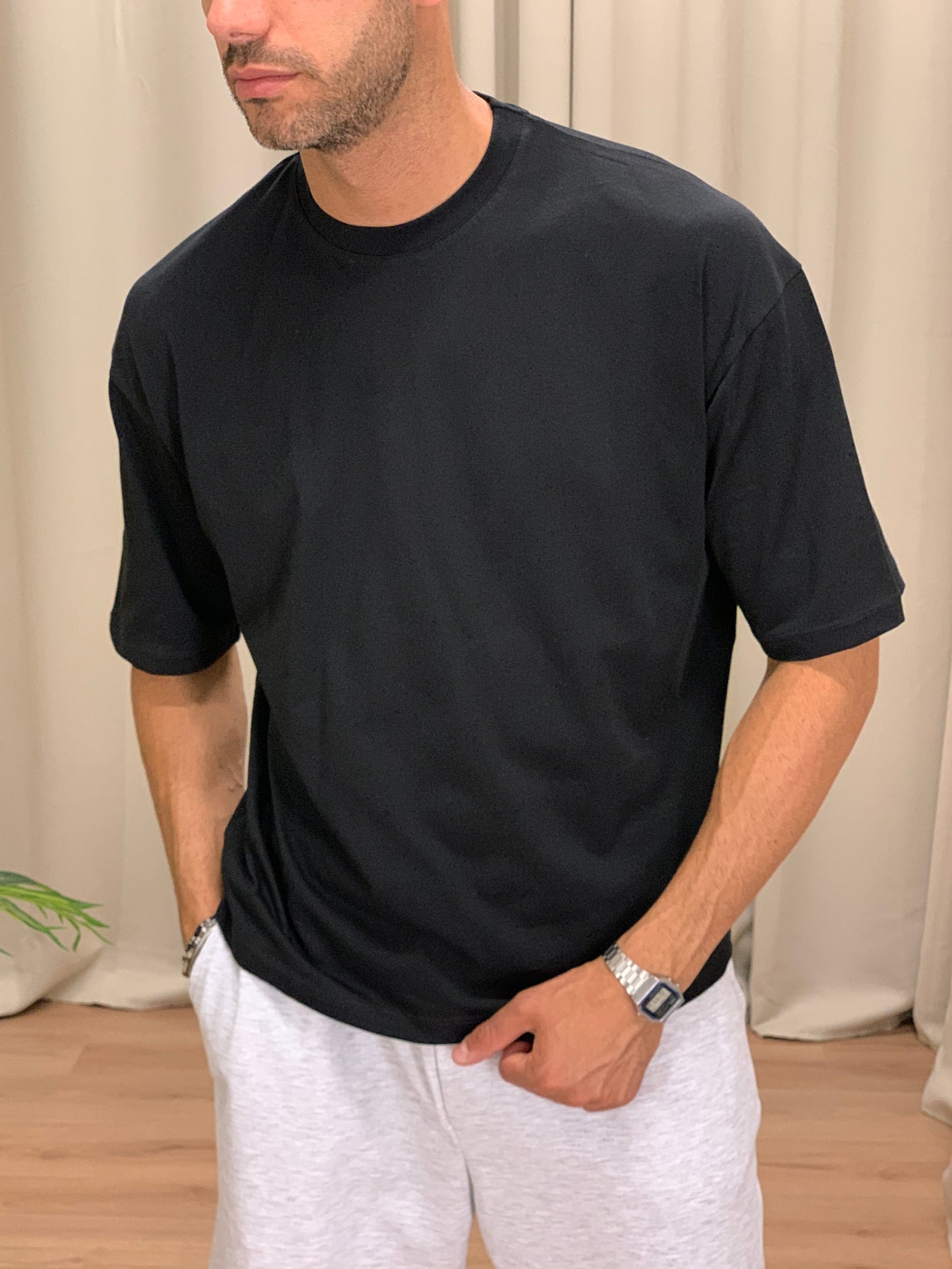 T-shirt Buenos Basic Over Fit col. Nero