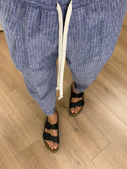 Pantalaccio Yabik comfort con elastico in Vita col. Blu