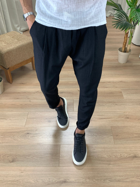 Pantalaccio Life con elastico in Vita col. Nero