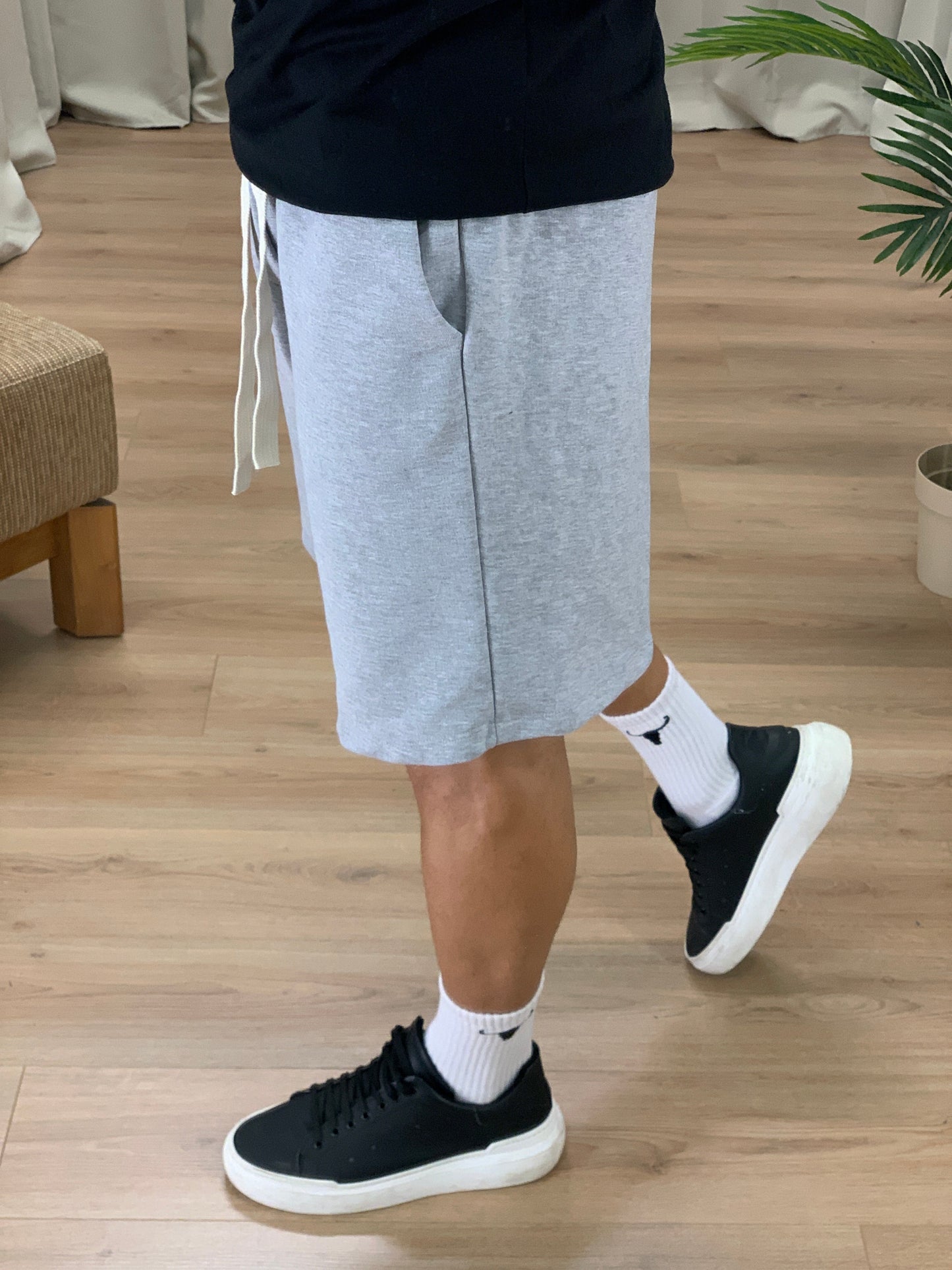 Bermuda Michael in Lino col. Grigio