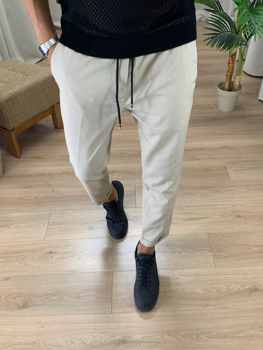 Pantalaccio Ummer con elastico col. Beige