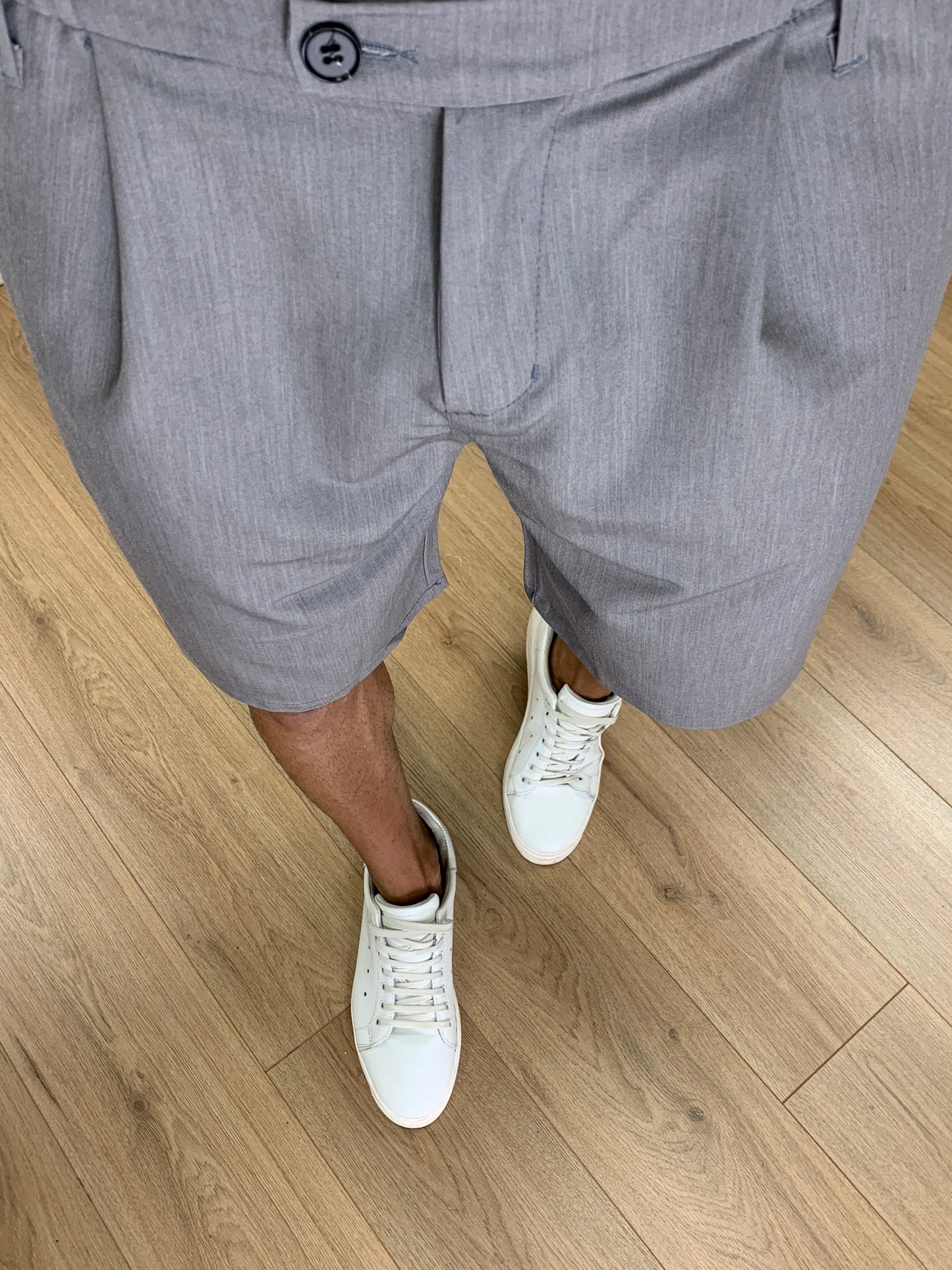 Completo 55 Bermuda + Camicia col. Grigio