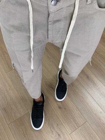 Jeans Poker Cargo col. Beige