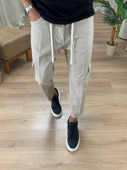 Jeans Poker Cargo col. Beige