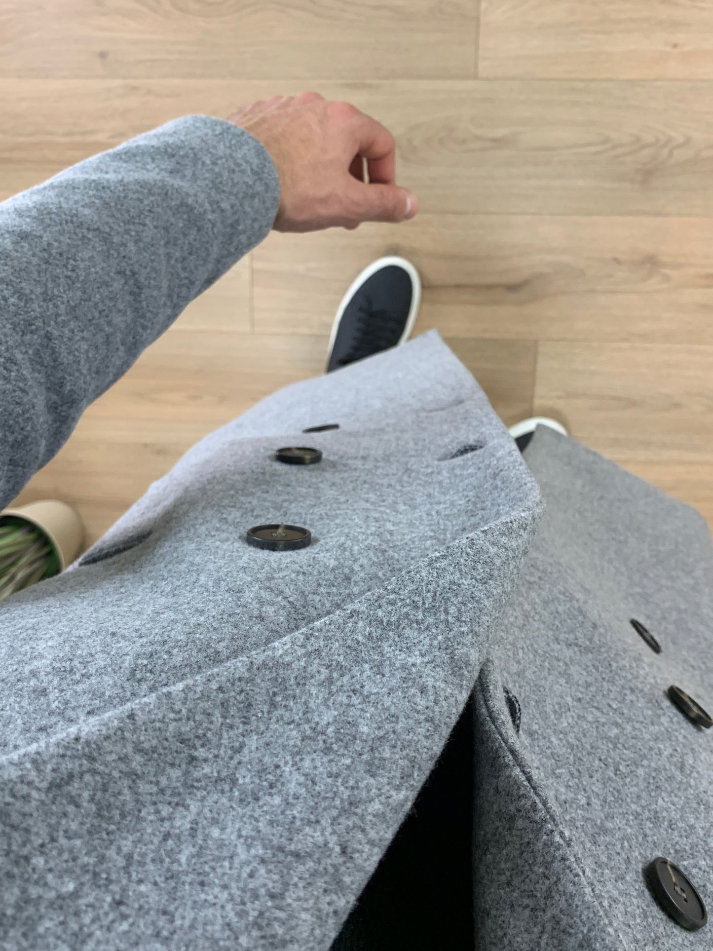 Cappotto Doppiopetto Bruxelles col. Grigio