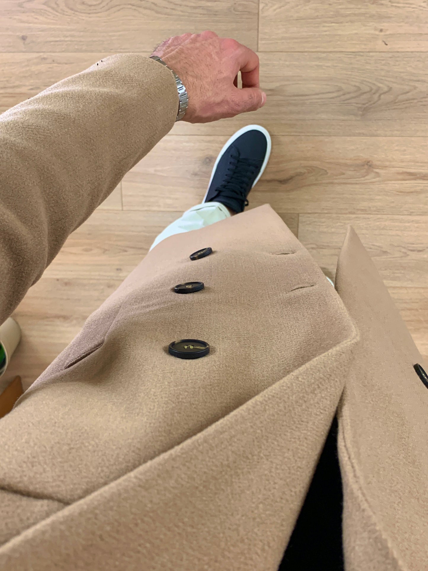 Cappotto Doppiopetto Bruxelles col. Cammello